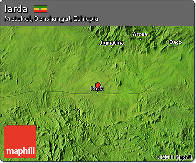 Satellite 3D Map of Iarda