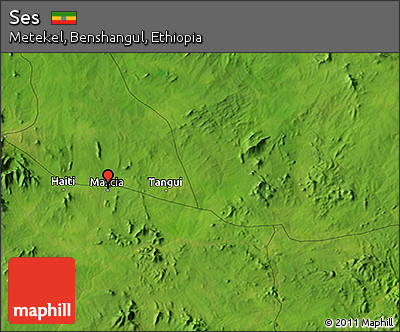 Satellite 3D Map of Ses