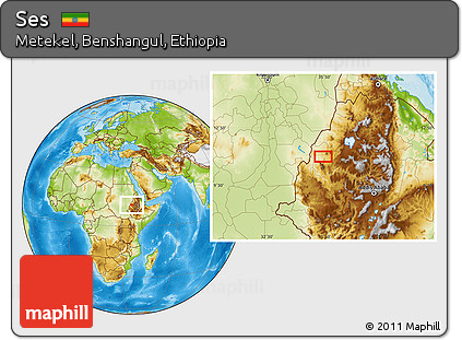 Physical Location Map of Ses