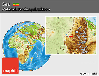 Physical Location Map of Ses