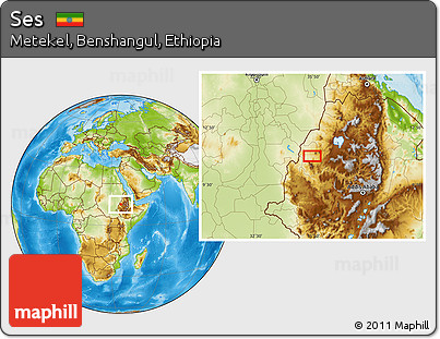 Physical Location Map of Ses