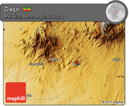 Physical Map of Dago