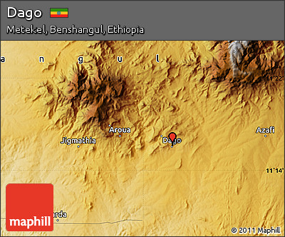 Physical Map of Dago