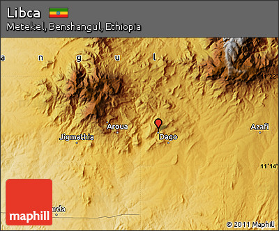 Physical Map of Libca