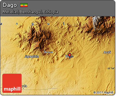 Physical Map of Dago