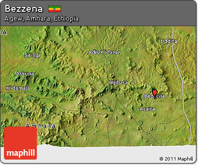 Satellite 3D Map of Bezzena