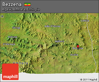 Satellite 3D Map of Bezzena
