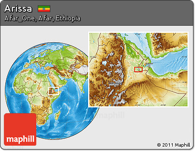 Physical Location Map of Arissa