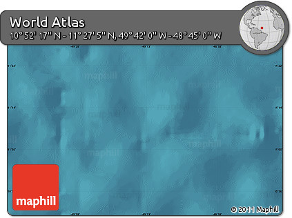 Satellite Map of the Area around 11° 9' 41" N, 49° 13' 30" W