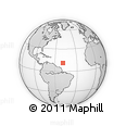 Outline Map of the Area around 11° 9' 41" N, 49° 13' 30" W, rectangular outline