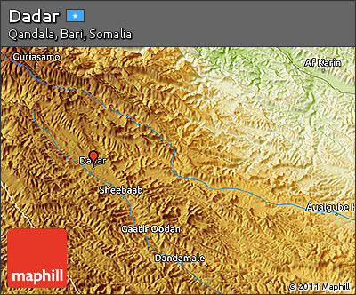 Physical 3D Map of Dadar