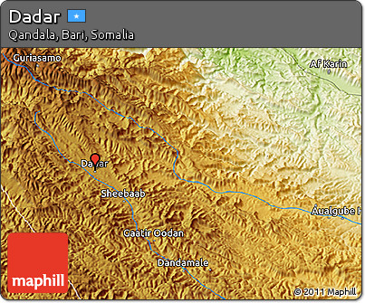 Physical 3D Map of Dadar