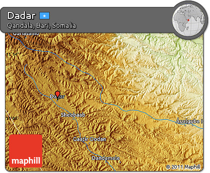 Physical Map of Dadar