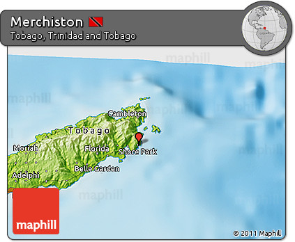Physical 3D Map of Merchiston