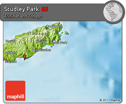 Physical 3D Map of Studley Park