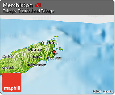 Physical 3D Map of Merchiston