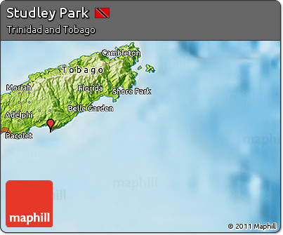 Physical 3D Map of Studley Park
