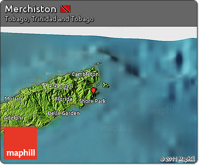 Satellite 3D Map of Merchiston