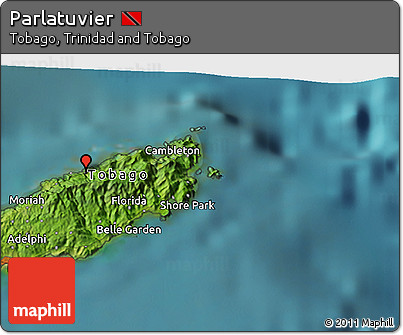 Satellite 3D Map of Parlatuvier