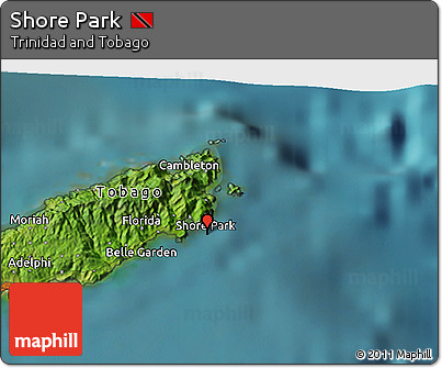 Satellite 3D Map of Shore Park