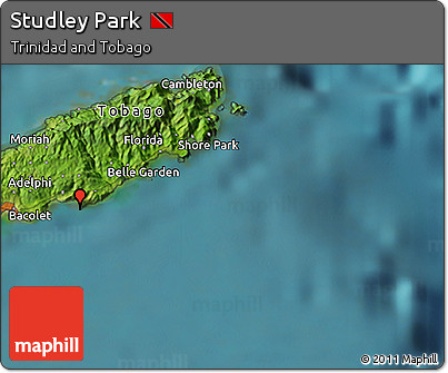 Satellite 3D Map of Studley Park