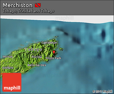 Satellite 3D Map of Merchiston