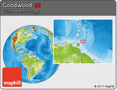 Physical Location Map of Goodwood