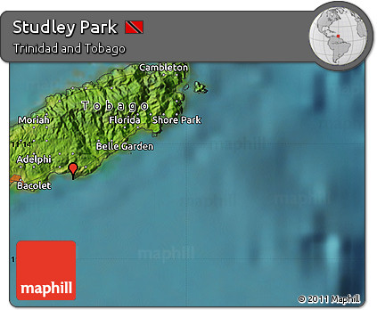 Satellite Map of Studley Park