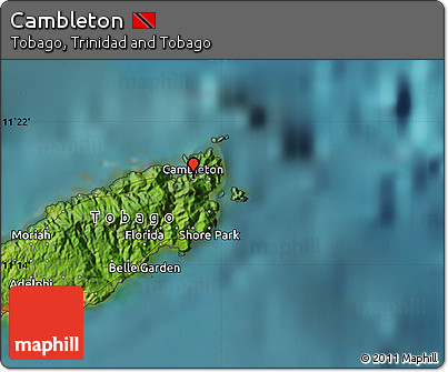 Satellite Map of Cambleton