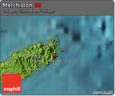 Satellite Map of Merchiston