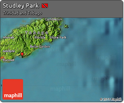 Satellite Map of Studley Park
