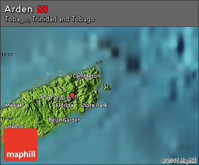 Satellite Map of Arden