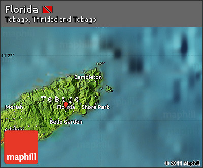 Satellite Map of Florida