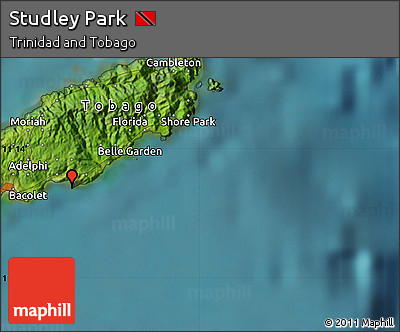 Satellite Map of Studley Park