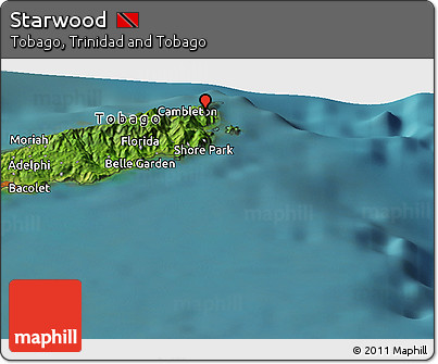 Satellite Panoramic Map of Starwood