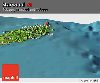 Satellite Panoramic Map of Starwood