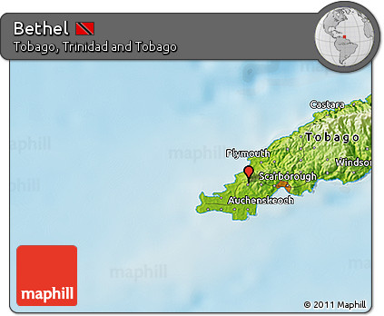 Physical 3D Map of Bethel