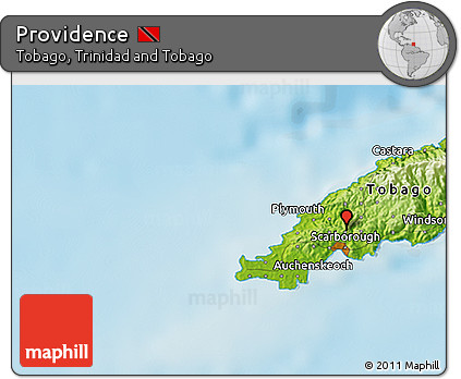 Physical 3D Map of Providence