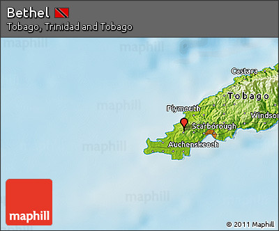 Physical 3D Map of Bethel