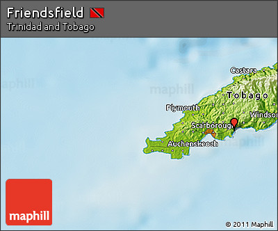 Physical 3D Map of Friendsfield