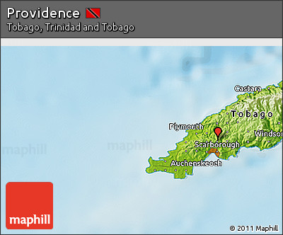 Physical 3D Map of Providence