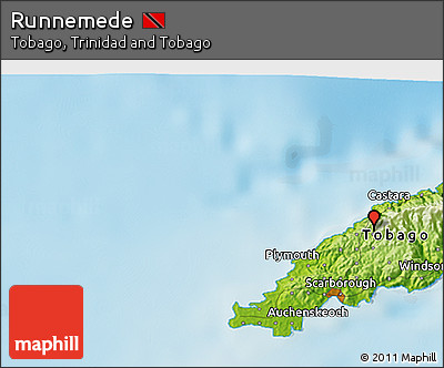 Physical 3D Map of Runnemede