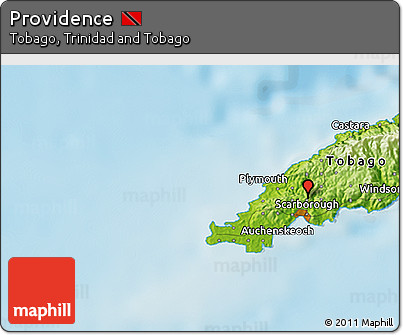 Physical 3D Map of Providence