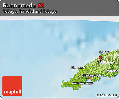 Physical 3D Map of Runnemede