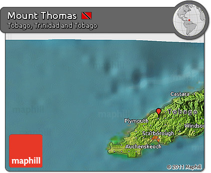 Satellite 3D Map of Mount Thomas
