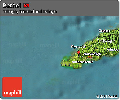 Satellite 3D Map of Bethel