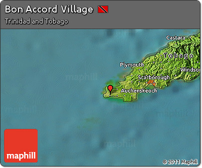 Satellite 3D Map of Bon Accord Village