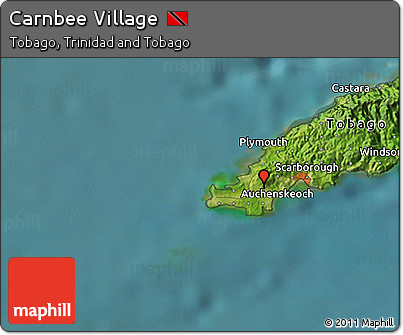 Satellite 3D Map of Carnbee Village