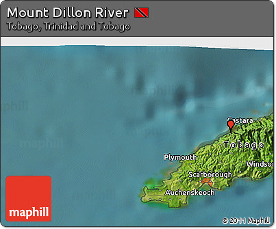 Satellite 3D Map of Mount Dillon River
