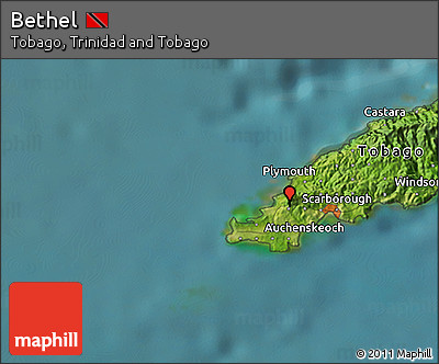 Satellite 3D Map of Bethel